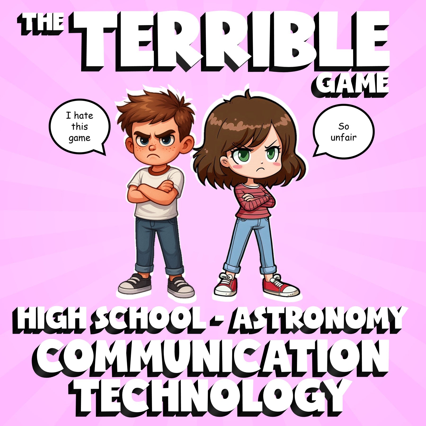 Communication Technology THE TERRIBLE GAME - No Prep Astronomy Science Review