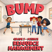 Resource Management BUMP Science Game - No Prep Grade 3 Review Activity