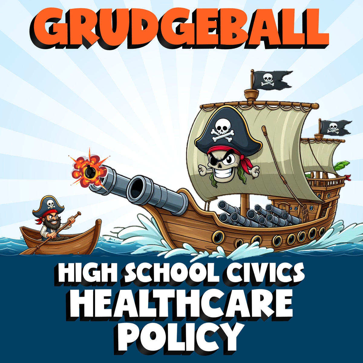 Healthcare Policy GRUDGEBALL Civics Game - No Prep Review Activity