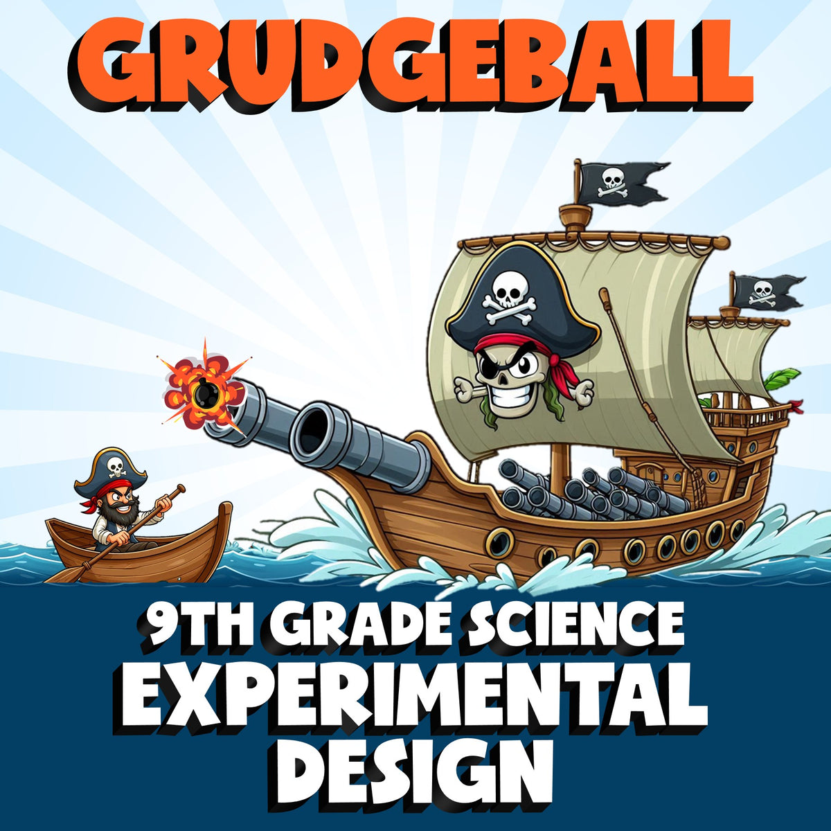 Experimental Design GRUDGEBALL Science Game - No Prep Grade 9 Review Activity