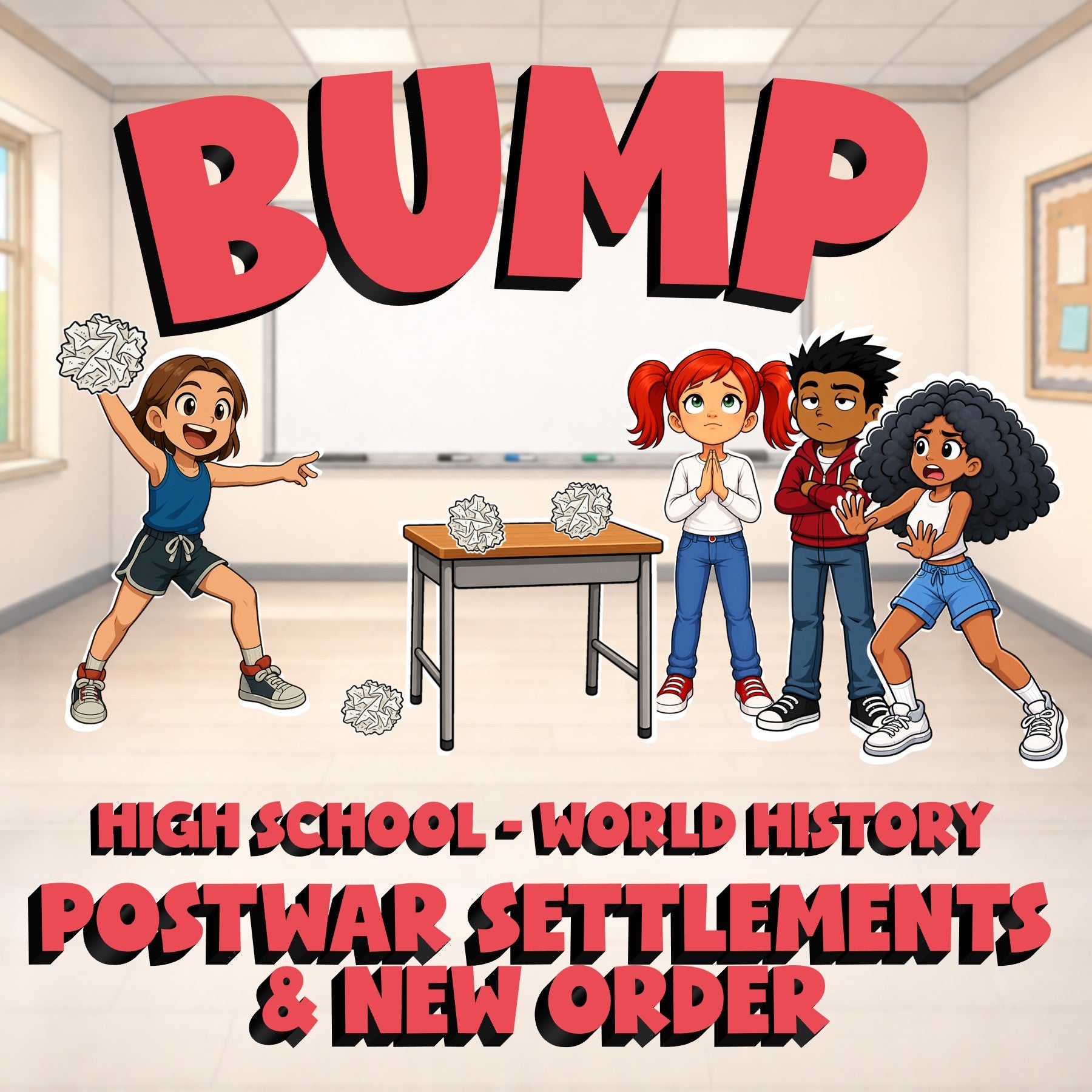 Postwar Settlements & New Order BUMP Game - No Prep World History Review