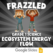 Ecosystem Energy Flow FRAZZLED Science Game - No Prep Grade 7 Review Activity