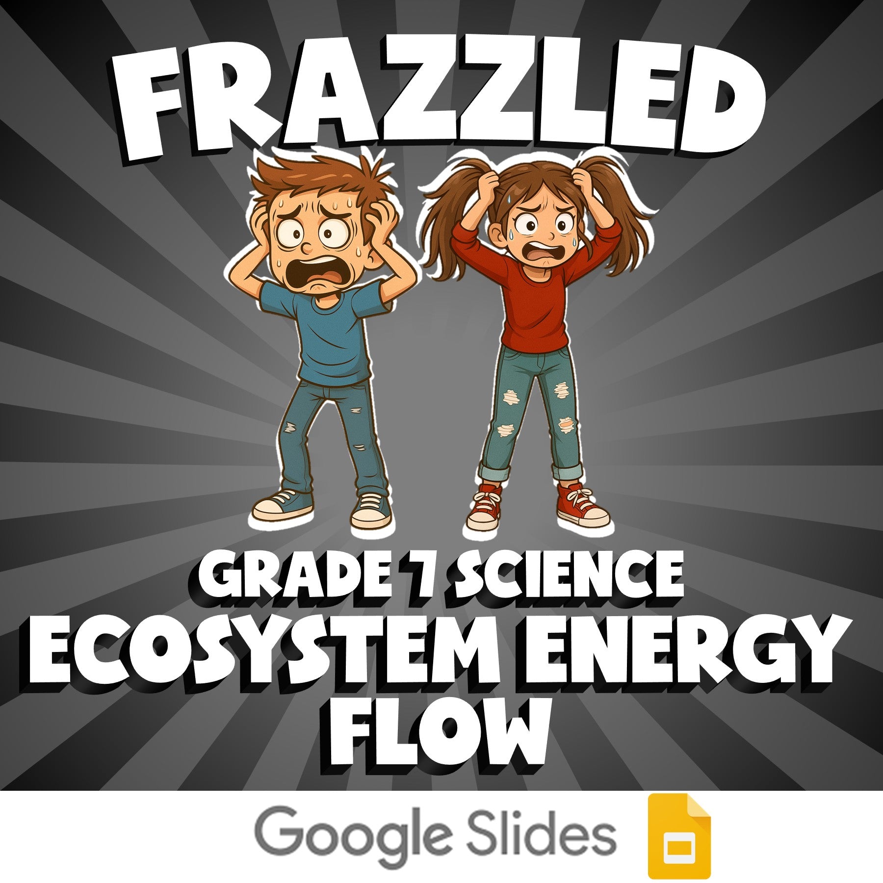 Ecosystem Energy Flow FRAZZLED Science Game - No Prep Grade 7 Review Activity