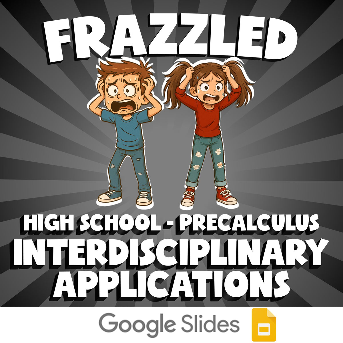 Interdisciplinary Applications FRAZZLED Math Game - No Prep PreCalculus Review