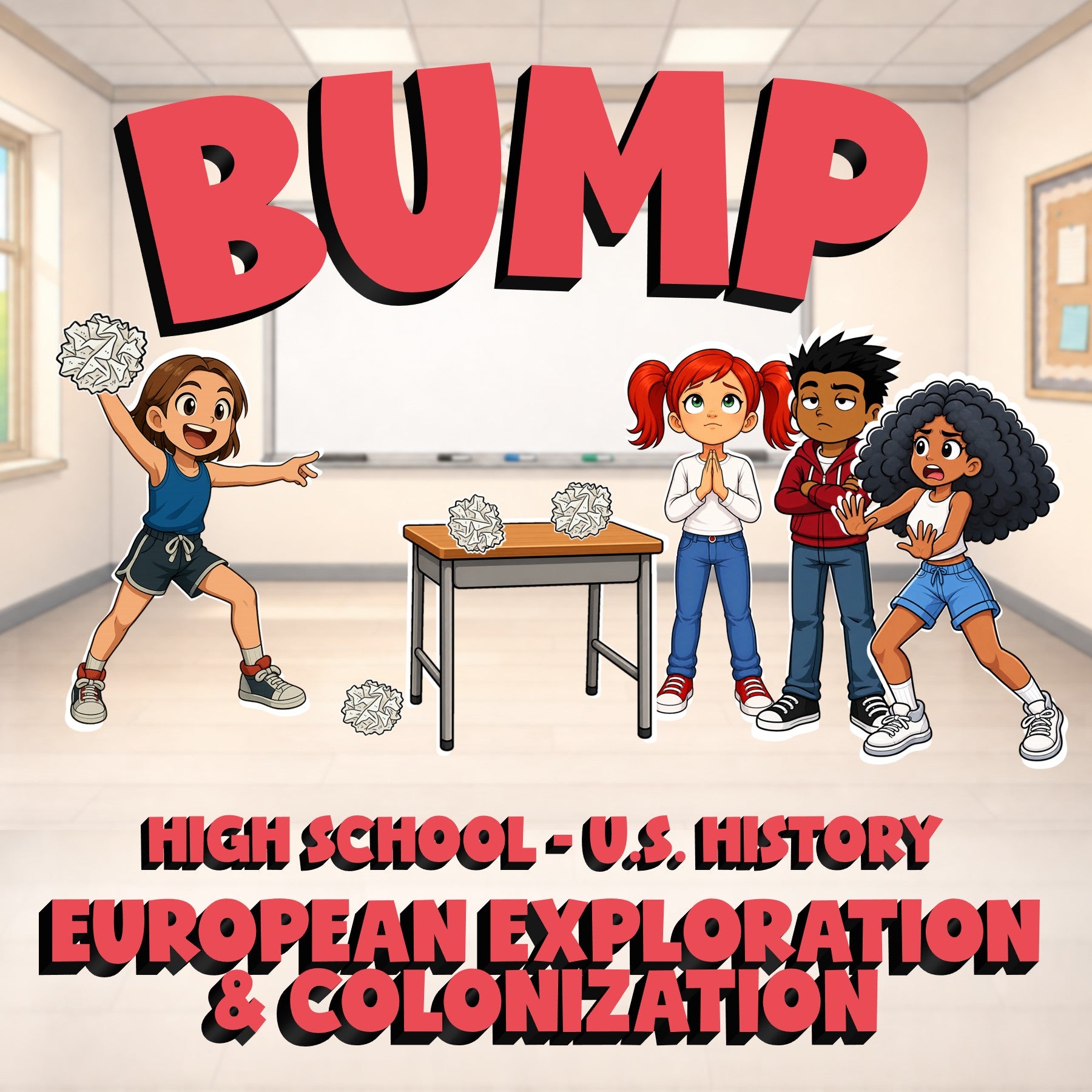 European Exploration & Colonization BUMP U.S. History Game - No Prep Review