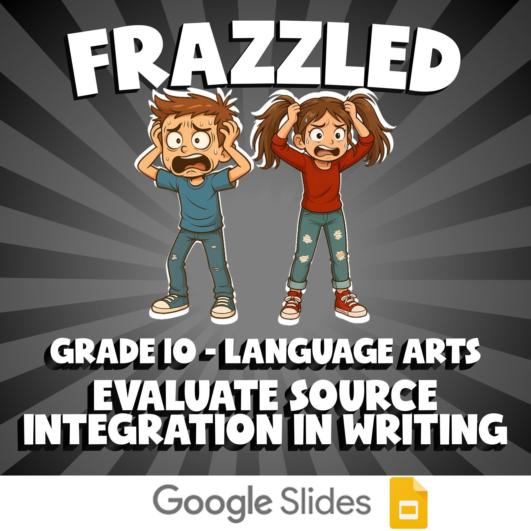Evaluate Source Integration in Writing FRAZZLED ELA Game - No Prep Grade 10