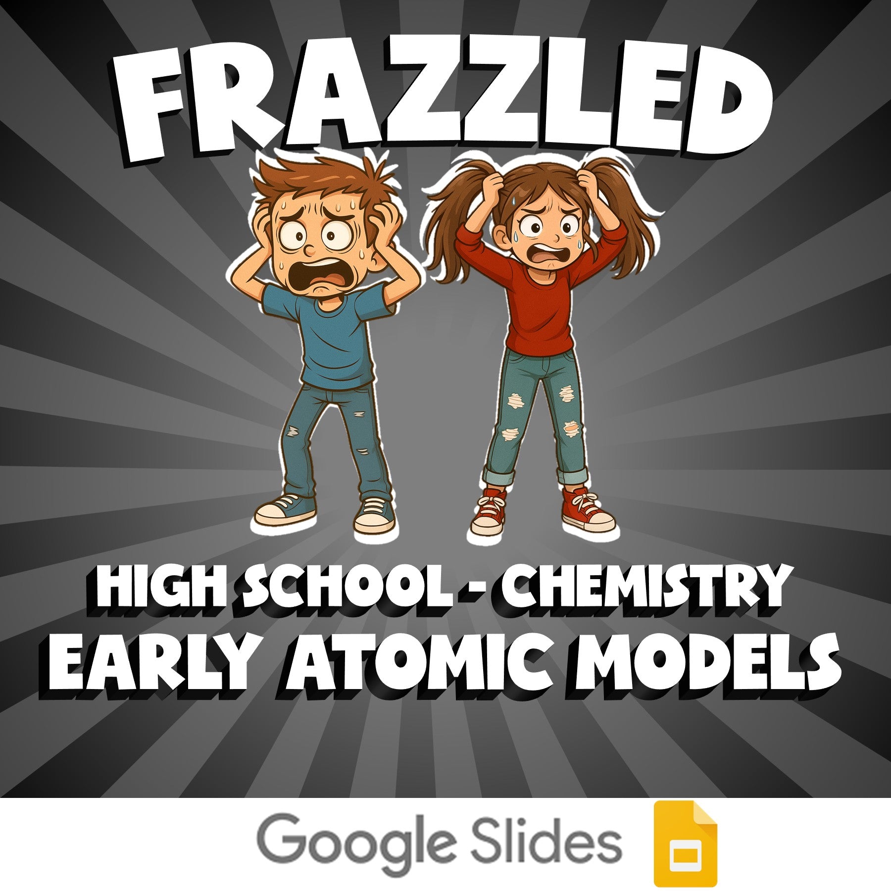 Early Atomic Models FRAZZLED Science Game - No Prep Chemistry Review Activity