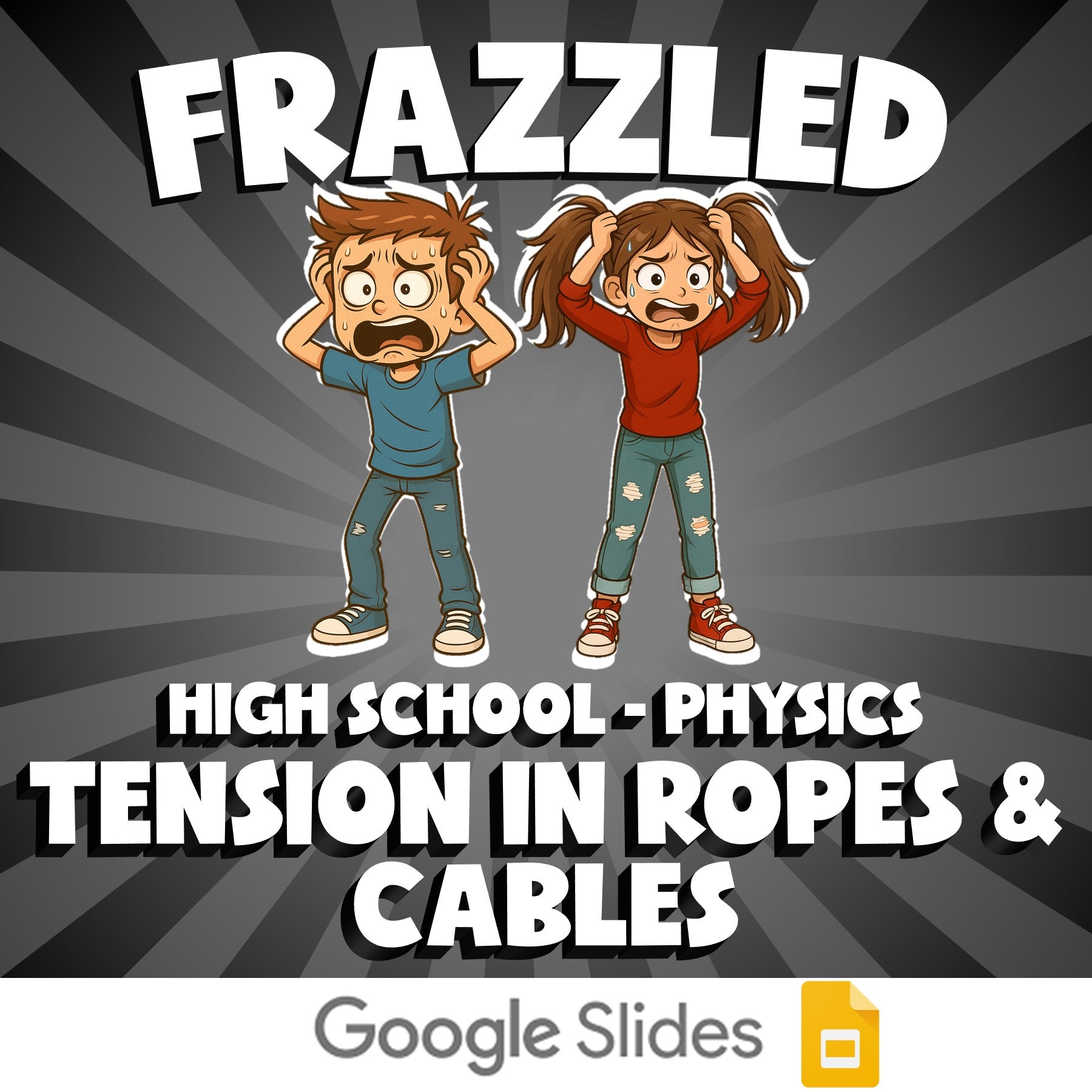 Tension in Ropes & Cables FRAZZLED Science Game - No Prep Physics Review