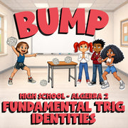 Fundamental Trig Identities BUMP Math Game - No Prep Algebra 2 Review Activity
