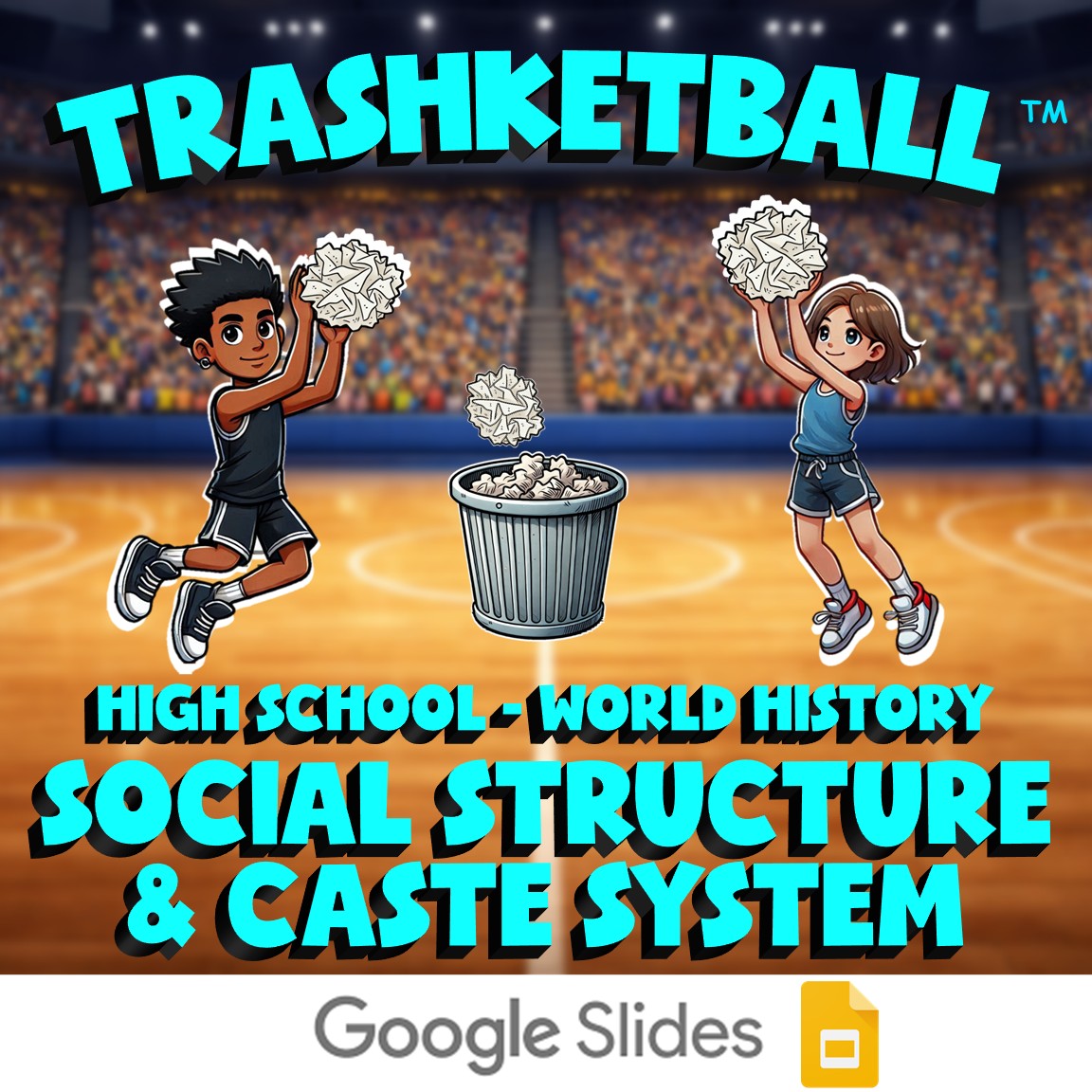 Social Structure & Caste System TRASHKETBALL Game - No Prep World History Review