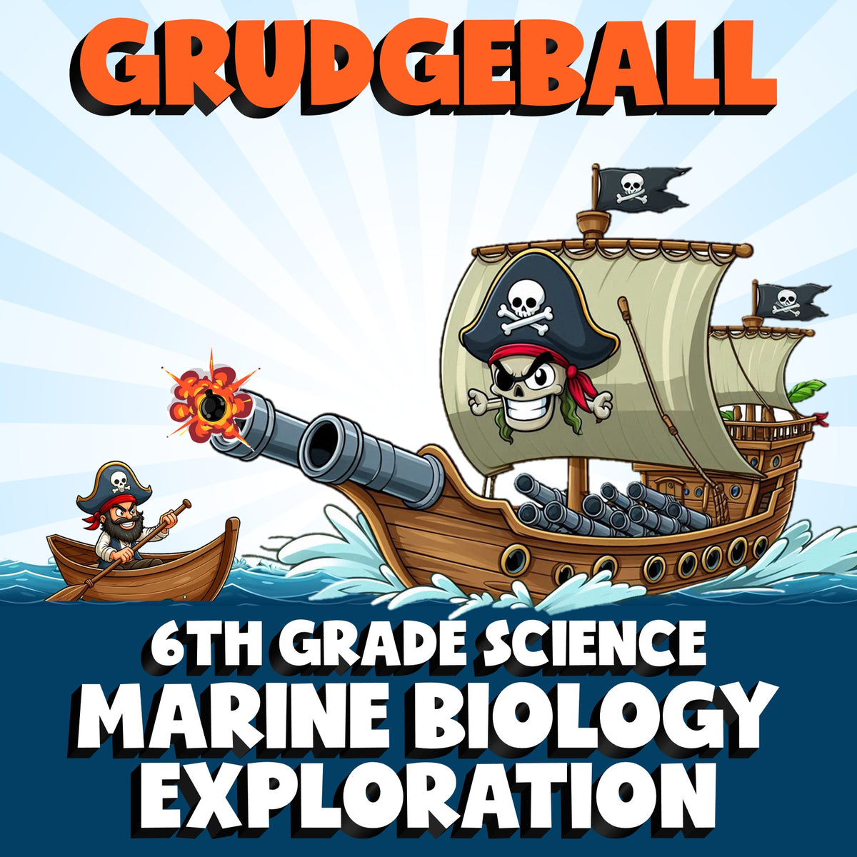 Marine Biology Exploration GRUDGEBALL Science Game - No Prep Grade 6 Review