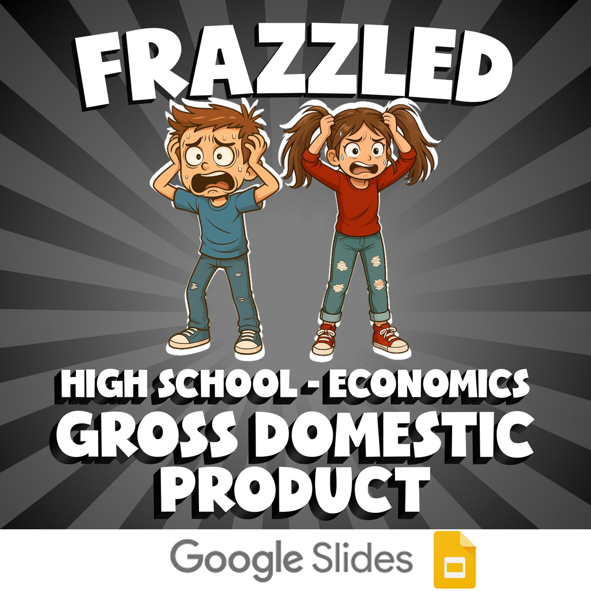 Gross Domestic Product FRAZZLED Economics Game - No Prep Review Activity
