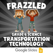 Transportation Technology FRAZZLED Science Game - No Prep Grade 6 Review