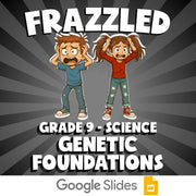 Genetic Foundations FRAZZLED Science Game - No Prep Grade 9 Review Activity