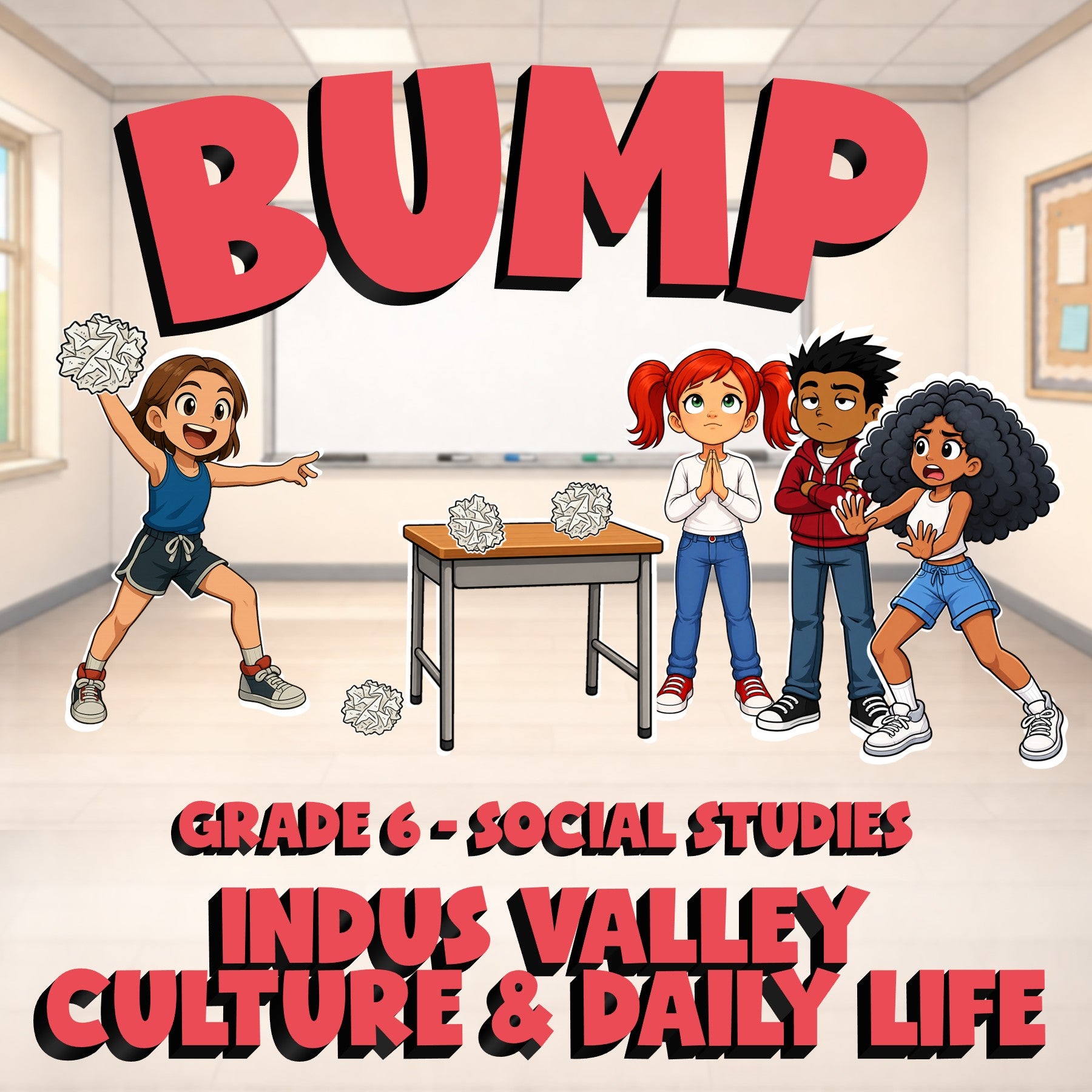 Indus Valley Culture & Daily Life BUMP Socials Game - No Prep Grade 6 Review