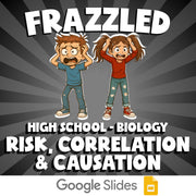 Risk, Correlation & Causation FRAZZLED Science Game - No Prep Biology Review