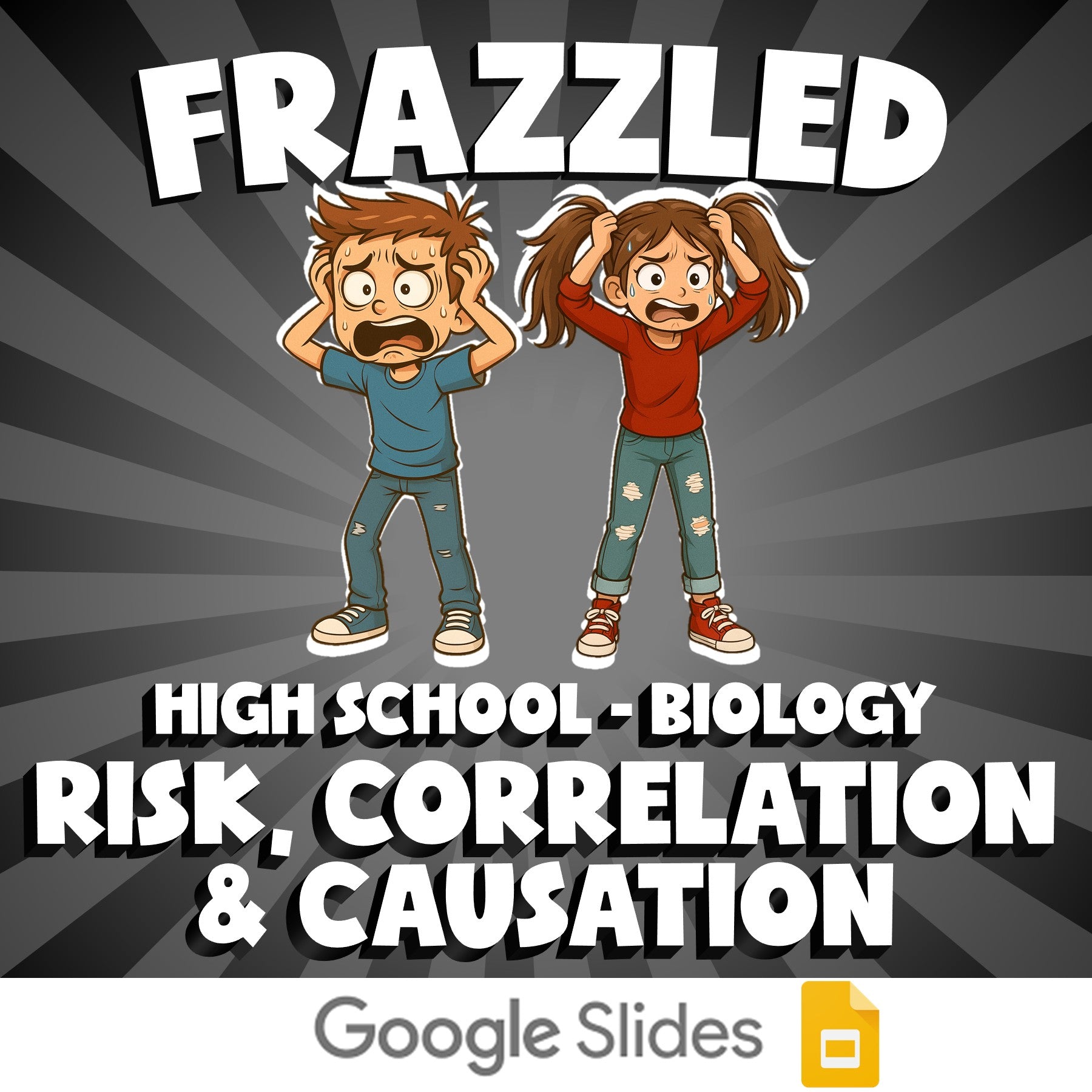 Risk, Correlation & Causation FRAZZLED Science Game - No Prep Biology Review