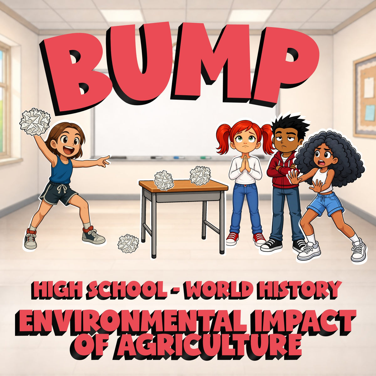 Environmental Impact of Agriculture BUMP Game - No Prep World History Review