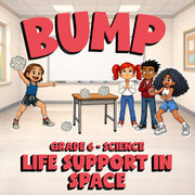 Life Support in Space BUMP Science Game - No Prep Grade 6 Review Activity