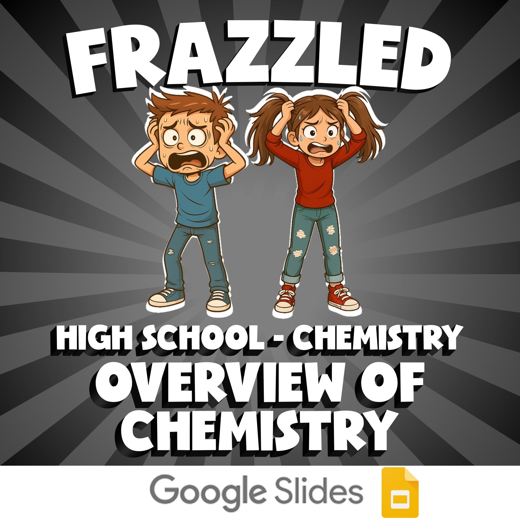 Overview of Chemistry FRAZZLED Science Game - No Prep Chemistry Review Activity