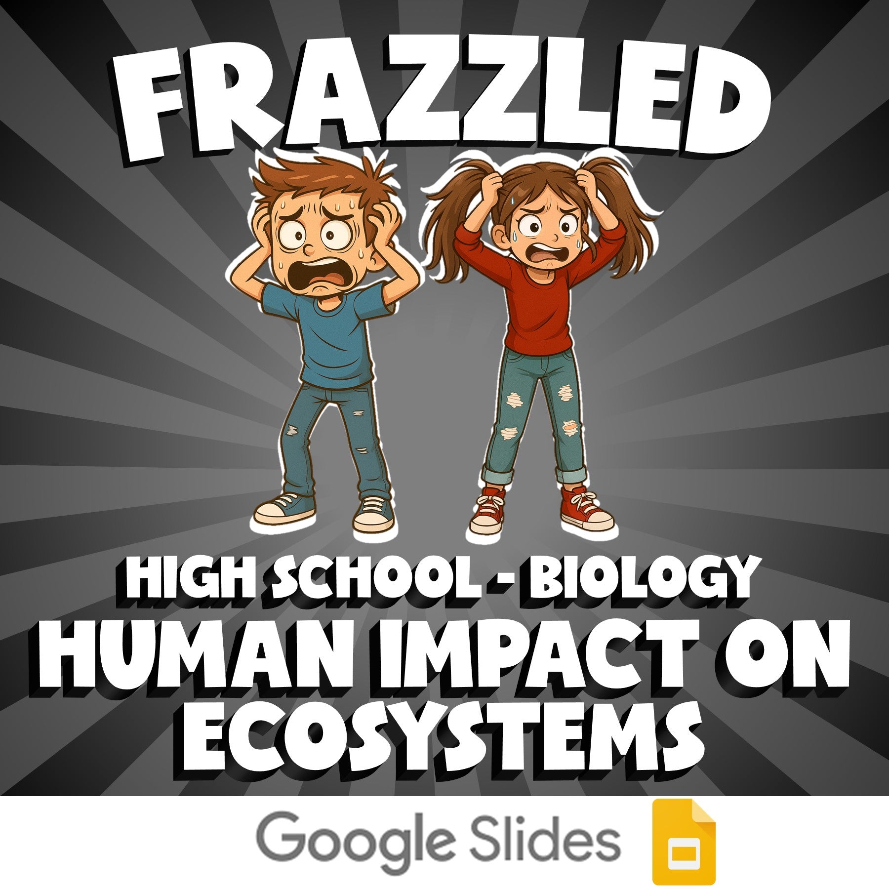Human Impact on Ecosystems FRAZZLED Science Game - No Prep Biology Review