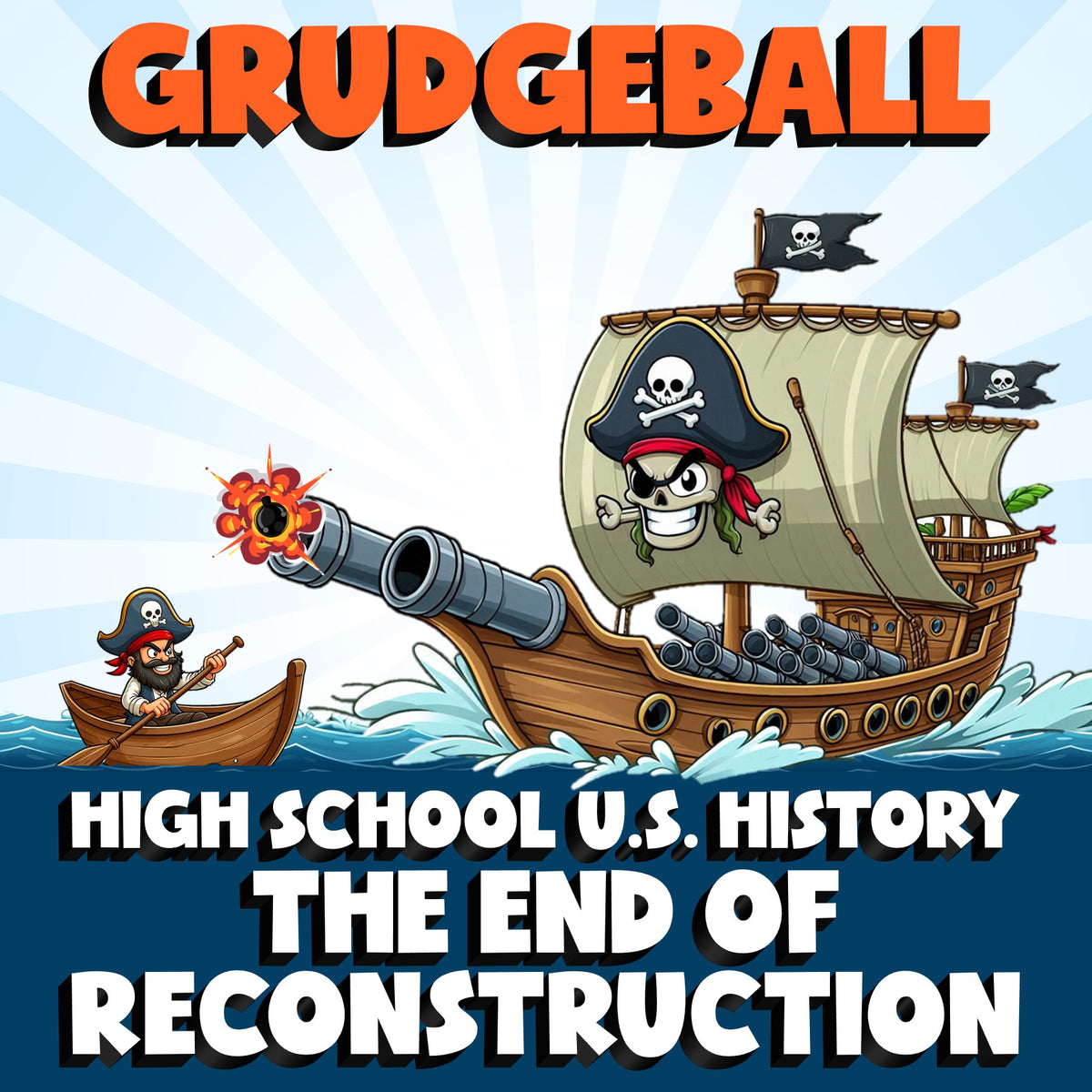 The End of Reconstruction GRUDGEBALL U.S. History Game - No Prep Review Activity