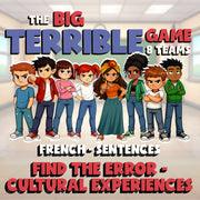 Find the Error - Cultural Experiences BIG TERRIBLE GAME - French Exercise
