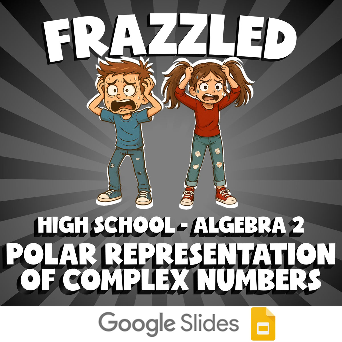 Polar Representation of Complex Numbers FRAZZLED Math Game - No Prep Algebra 2
