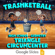 Triangle Circumcenter TRASHKETBALL Math Game - No Prep Geometry Review Activity