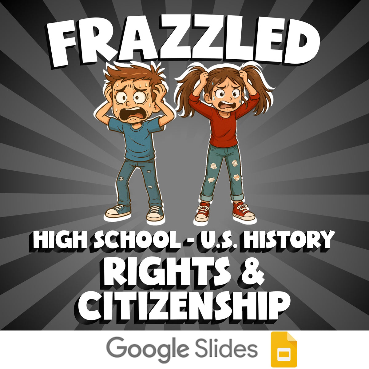 Rights & Citizenship FRAZZLED U.S. History Game - No Prep Review Activity