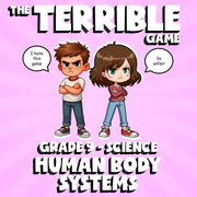 Human Body Systems THE TERRIBLE GAME - No Prep Grade 9 Science Review Activity