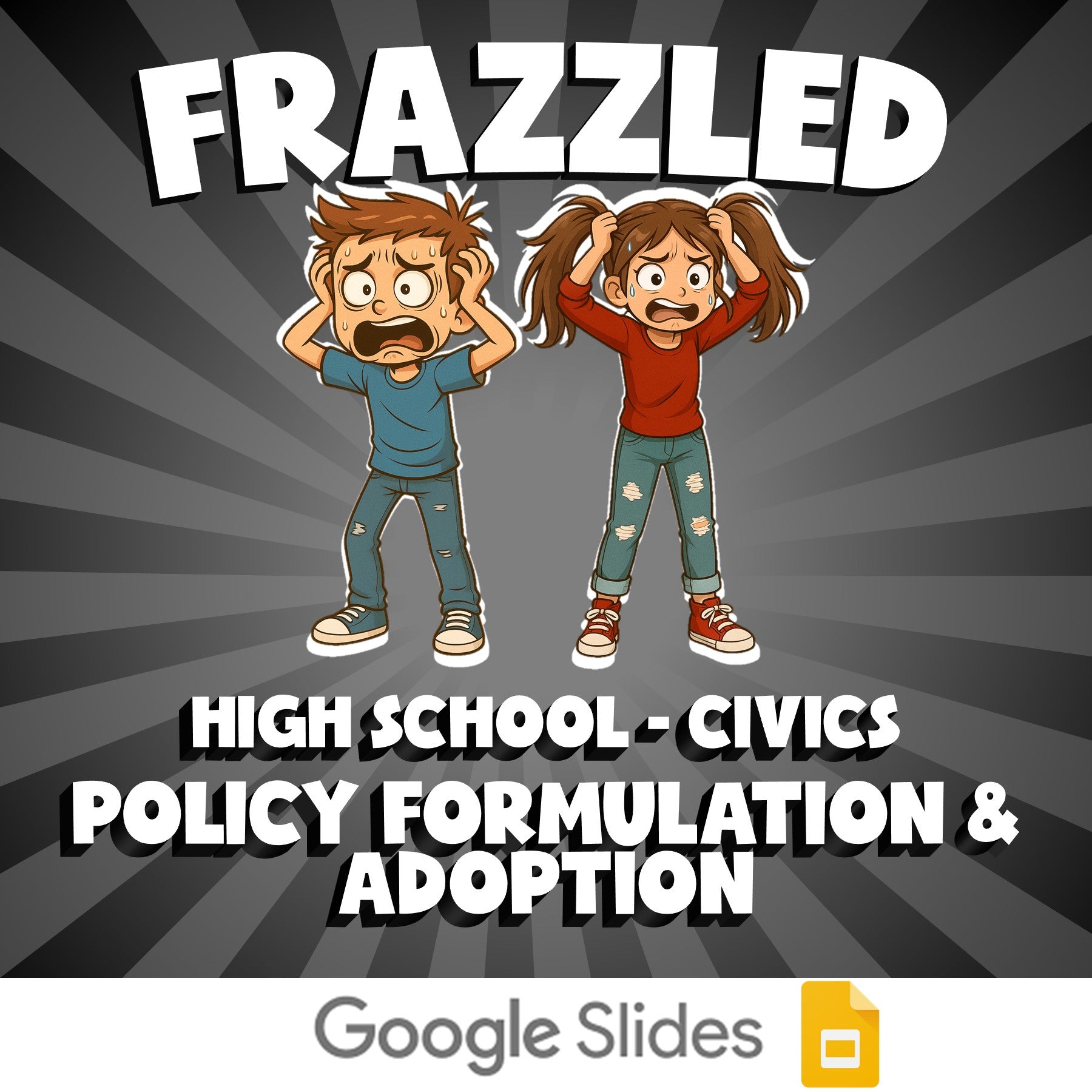 Policy Formulation & Adoption FRAZZLED Civics Game - No Prep Review Activity