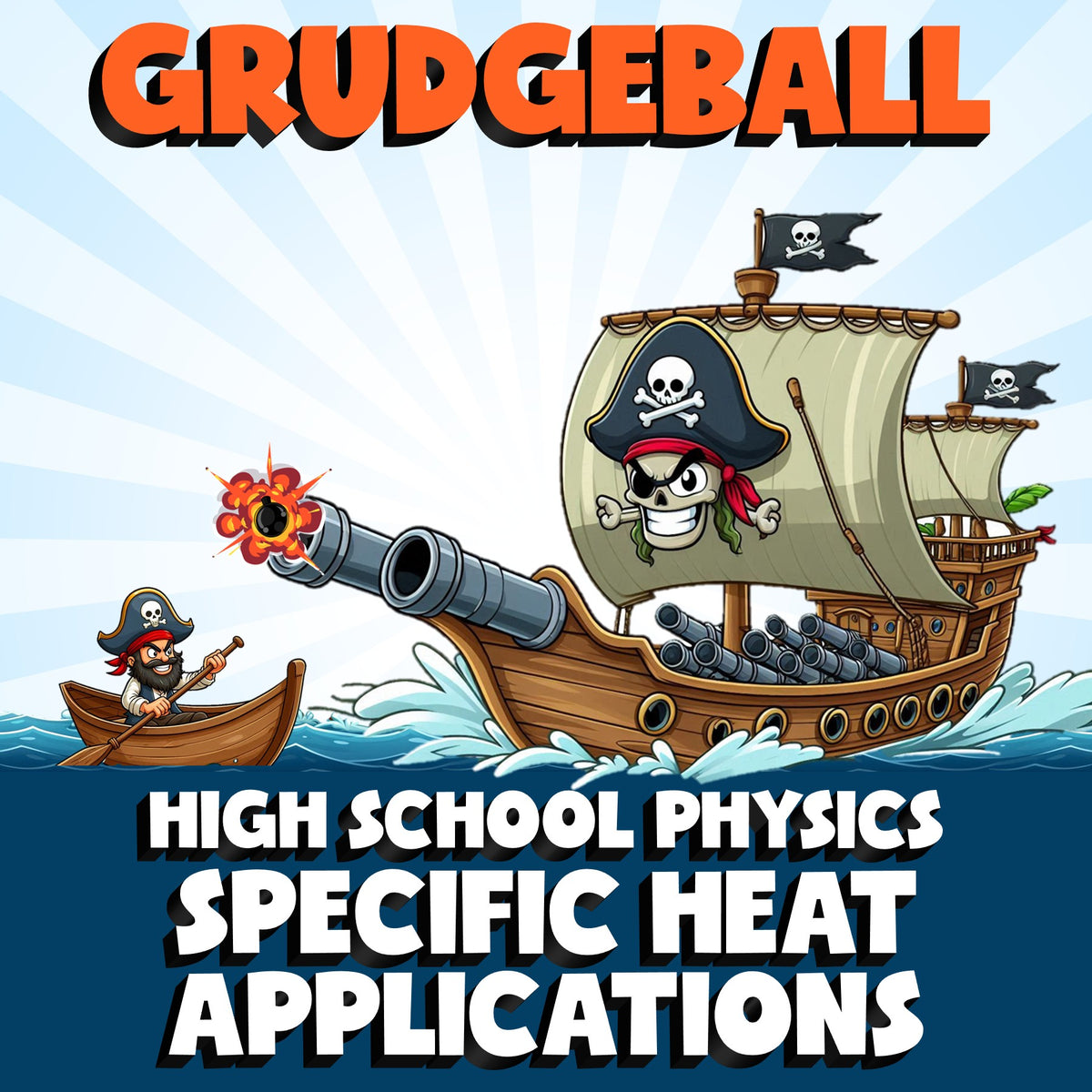Specific Heat Applications GRUDGEBALL Science Game - No Prep Physics Review