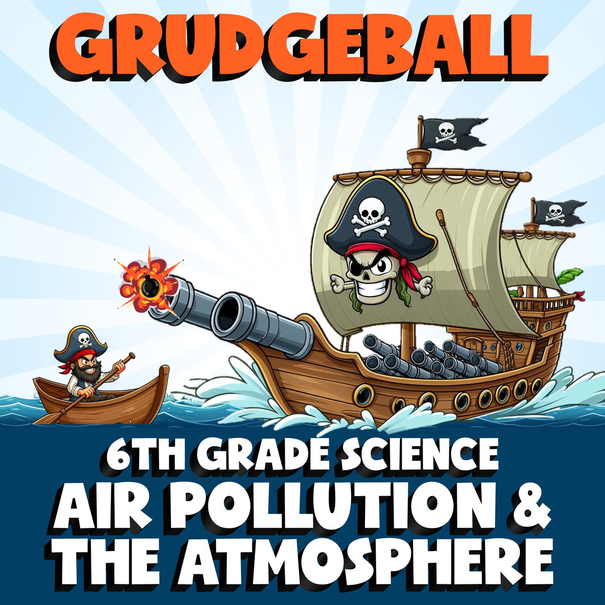 Air Pollution & the Atmosphere GRUDGEBALL Science Game - No Prep Grade 6 Review