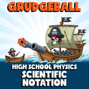 Scientific Notation GRUDGEBALL Science Game - No Prep Physics Review Activity