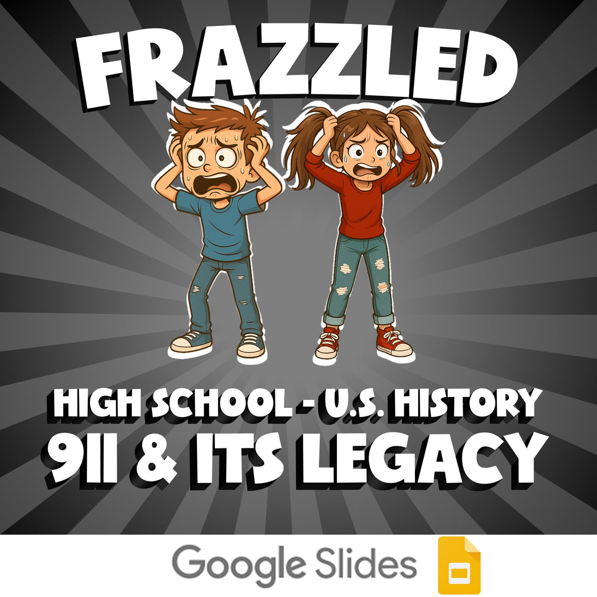 911 & Its Legacy FRAZZLED U.S. History Game - No Prep Review Activity