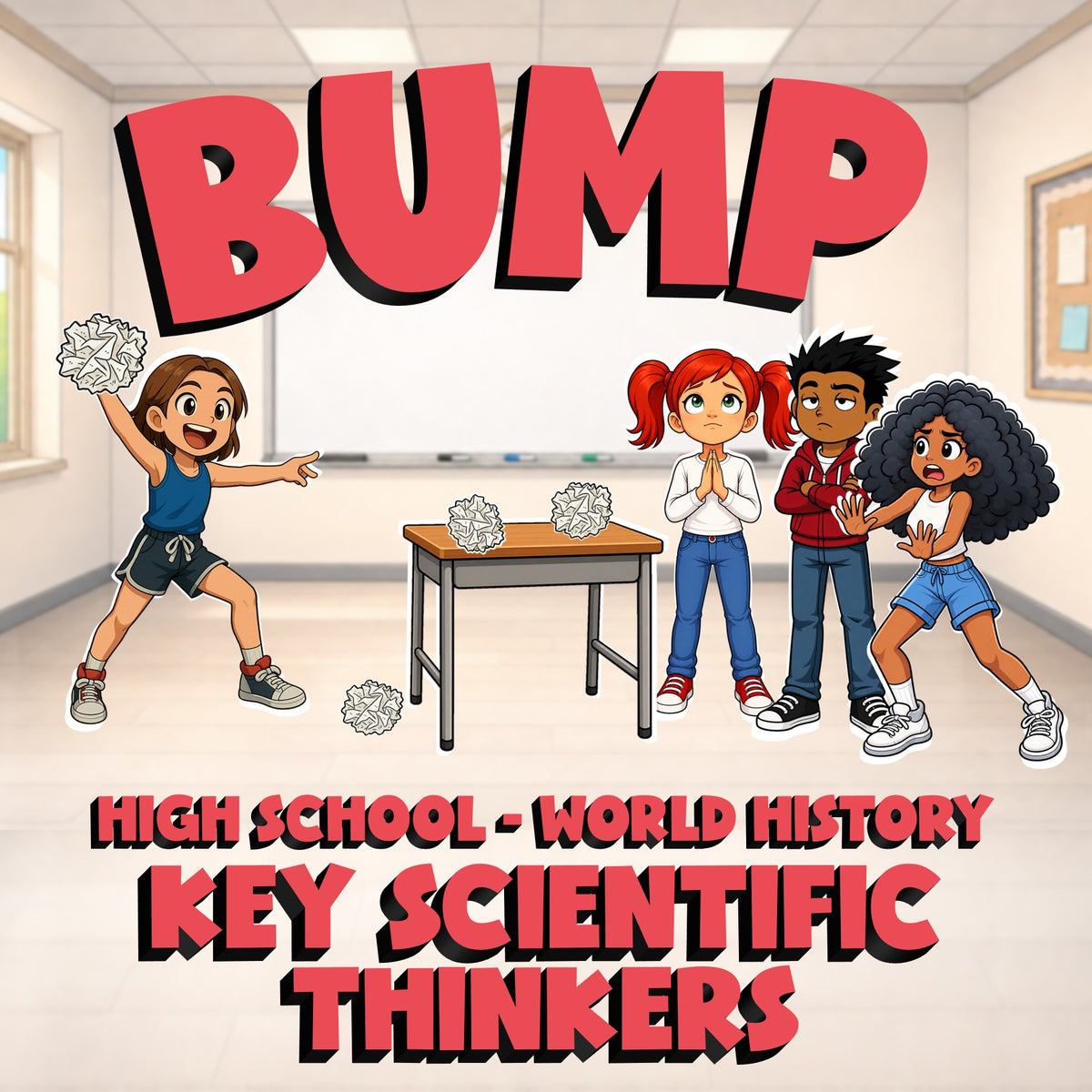 Key Scientific Thinkers BUMP Game - No Prep World History Review Activity