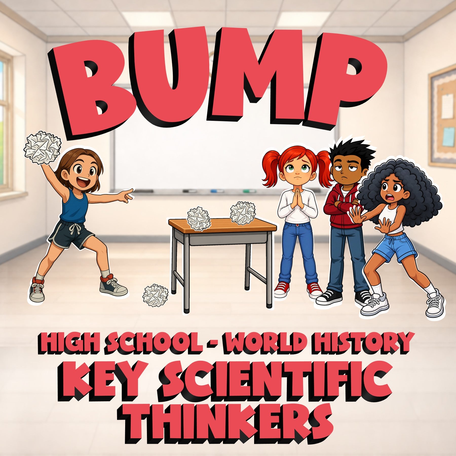 Key Scientific Thinkers BUMP Game - No Prep World History Review Activity