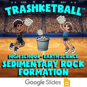 Sedimentary Rock Formation TRASHKETBALL Game - No Prep Earth Science Review