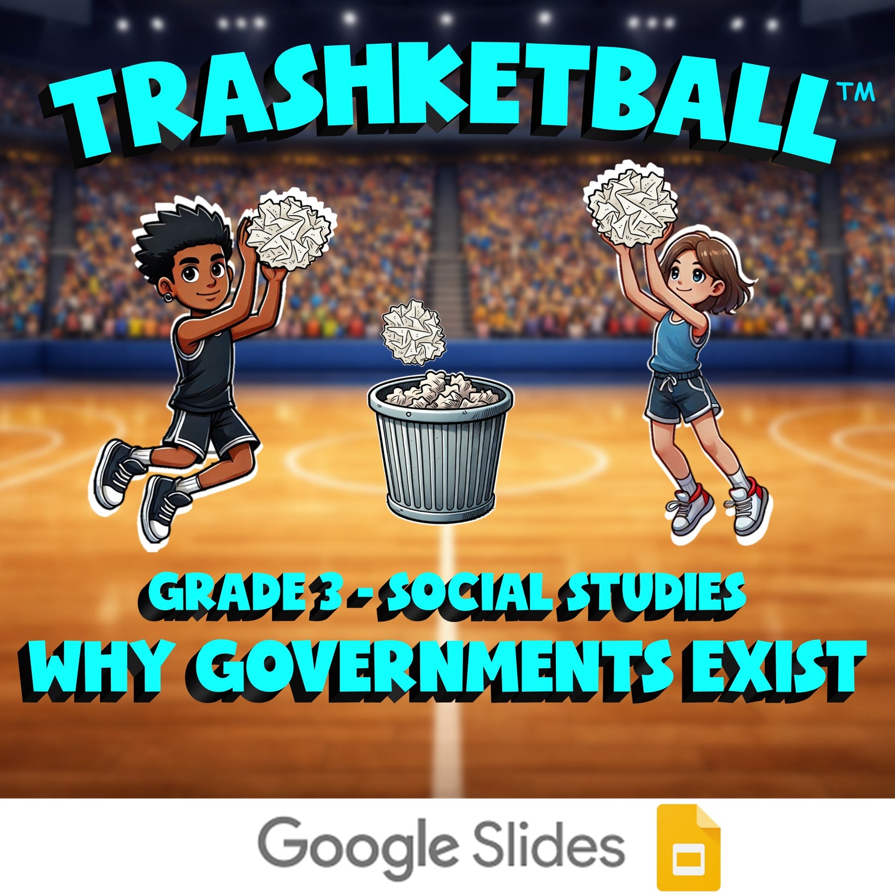 Why Governments Exist TRASHKETBALL Socials Game - No Prep Grade 3 Review