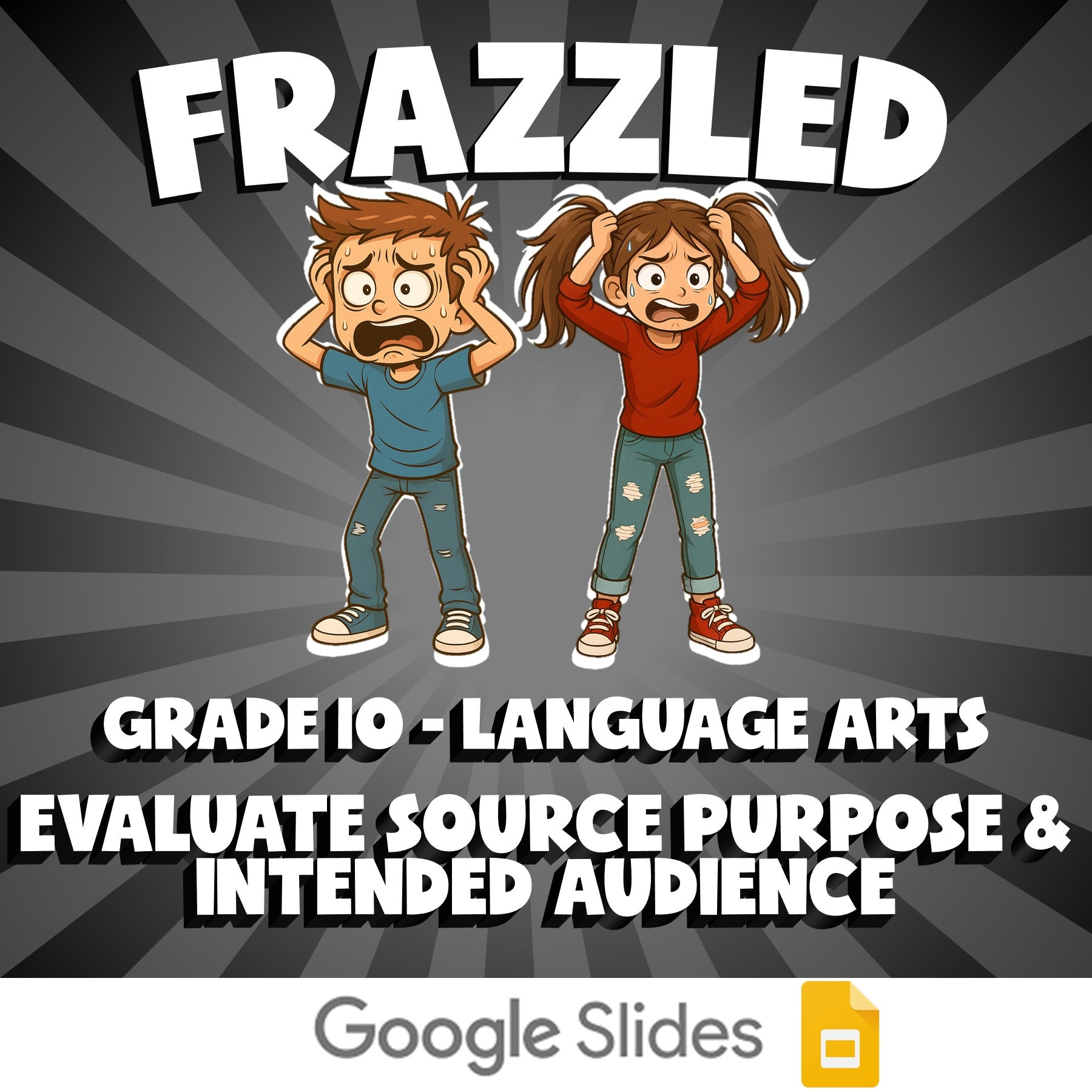 Evaluate Source Purpose & Intended Audience FRAZZLED ELA Game - No Prep Grade 10