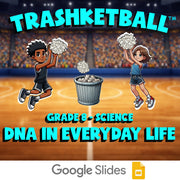 Dna in Everyday Life TRASHKETBALL Science Game - No Prep Grade 8 Review Activity