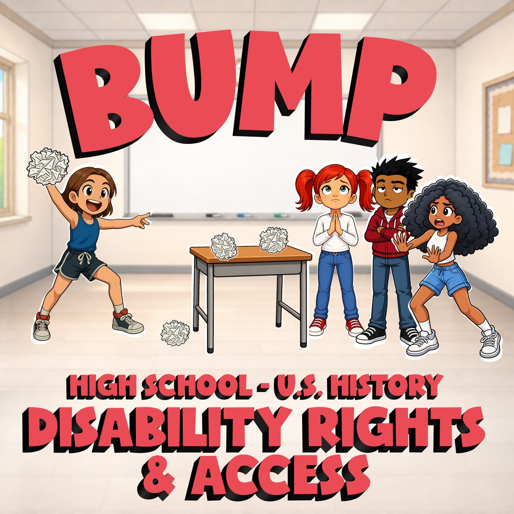 Disability Rights & Access BUMP U.S. History Game - No Prep Review Activity