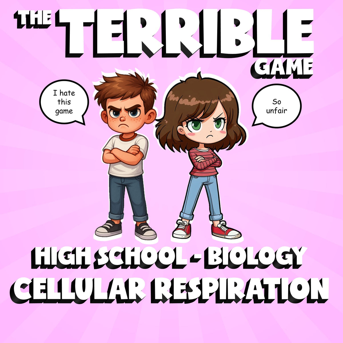 Cellular Respiration THE TERRIBLE GAME - No Prep Biology Science Review Activity