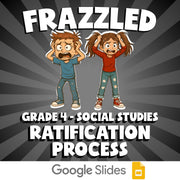 Ratification Process FRAZZLED Socials Game - No Prep Grade 4 Review Activity