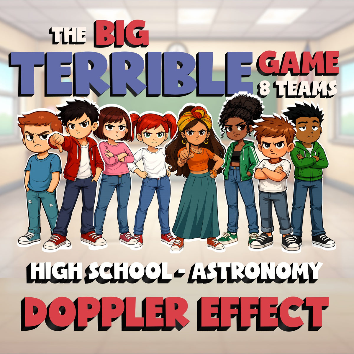 Doppler Effect BIG TERRIBLE GAME - No Prep Astronomy Science Review Activity