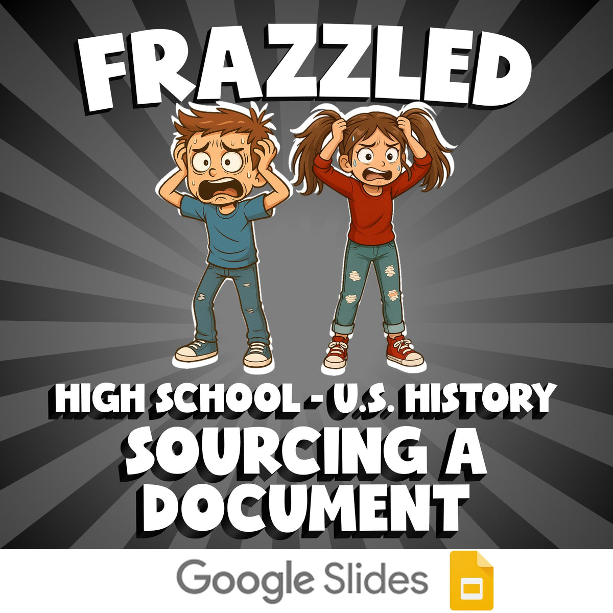 Sourcing a Document FRAZZLED U.S. History Game - No Prep Review Activity