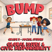 Global Issues & Civic Responsibility BUMP Socials Game - No Prep Grade 5 Review