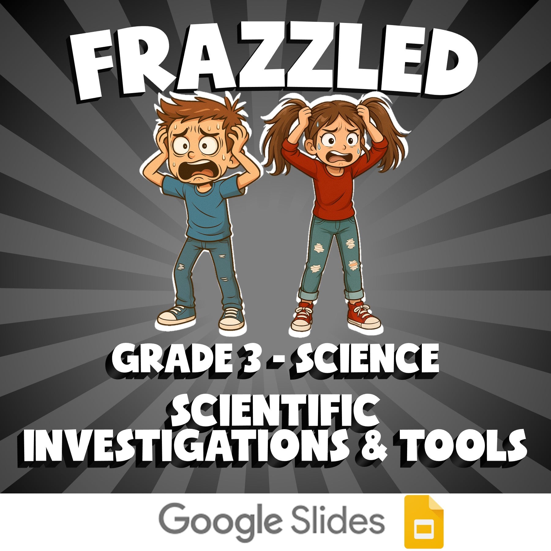 Scientific Investigations & Tools FRAZZLED Science Game - No Prep Grade 3 Review