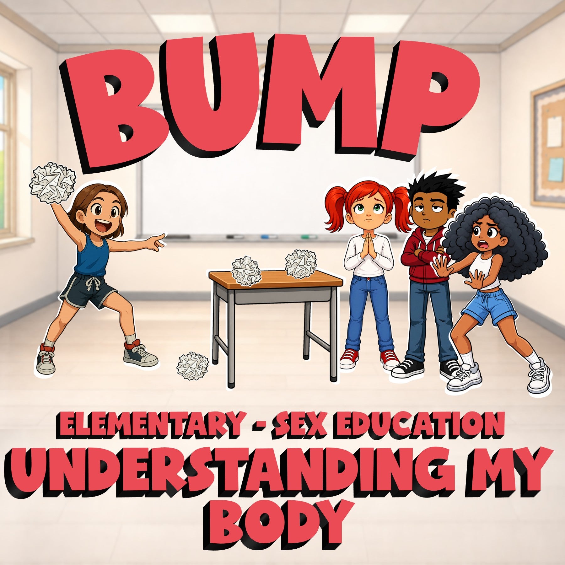Understanding My Body BUMP Game - No Prep Elementary Sex Education Review